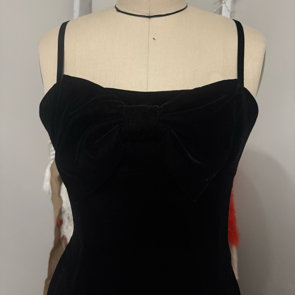 SOLD NWT For Love and Lemons Martini Velvet Mini Dress - Picture 9 of 12
